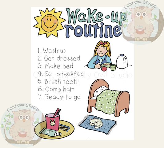 Morning Routine Chart